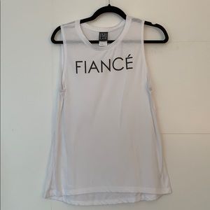 Fiancé tank top